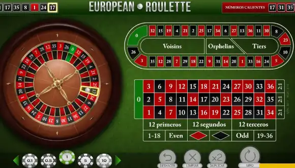 Ruleta Europea- Mi Casino