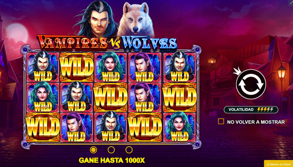 Vampires vs Wolves: el slot online de los hombres lobos