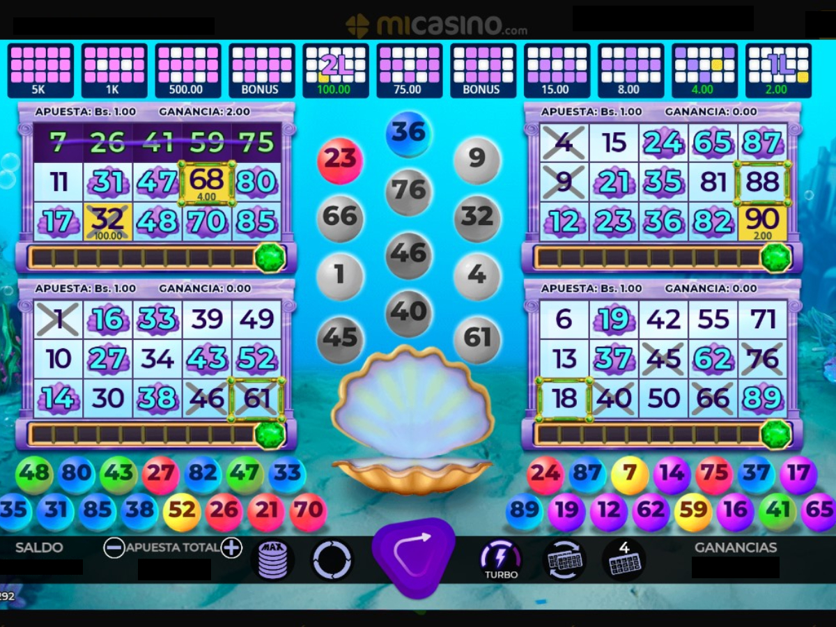 loteria virtual Atlantis Bingo tragamonedas mas populares
