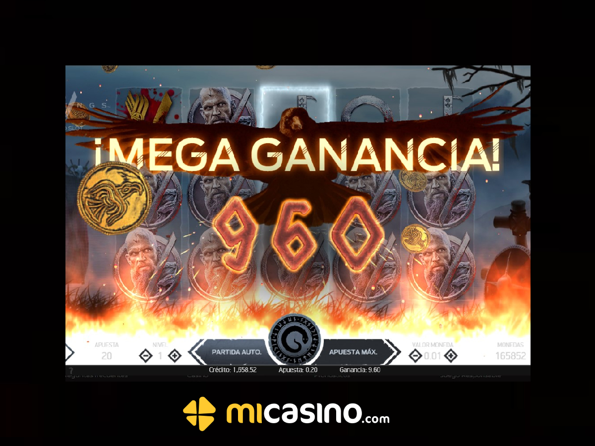 Vikings, una tragaperras de aventura para ganar dinero fácil en MiCasino.com mi casino