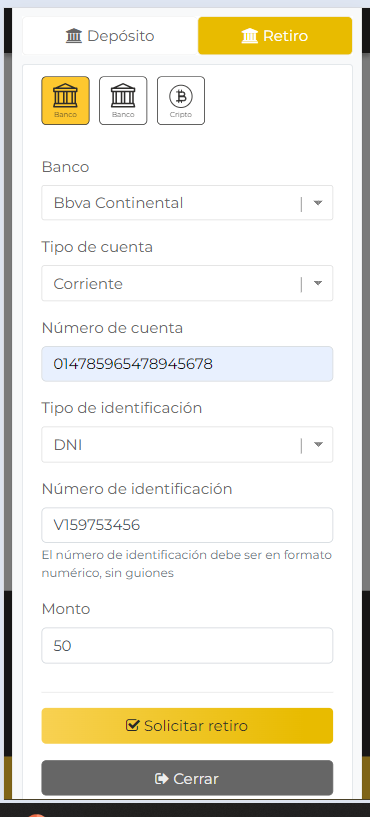 Qué necesitas para hacer tu retiro de dinero en casino online mi casino
