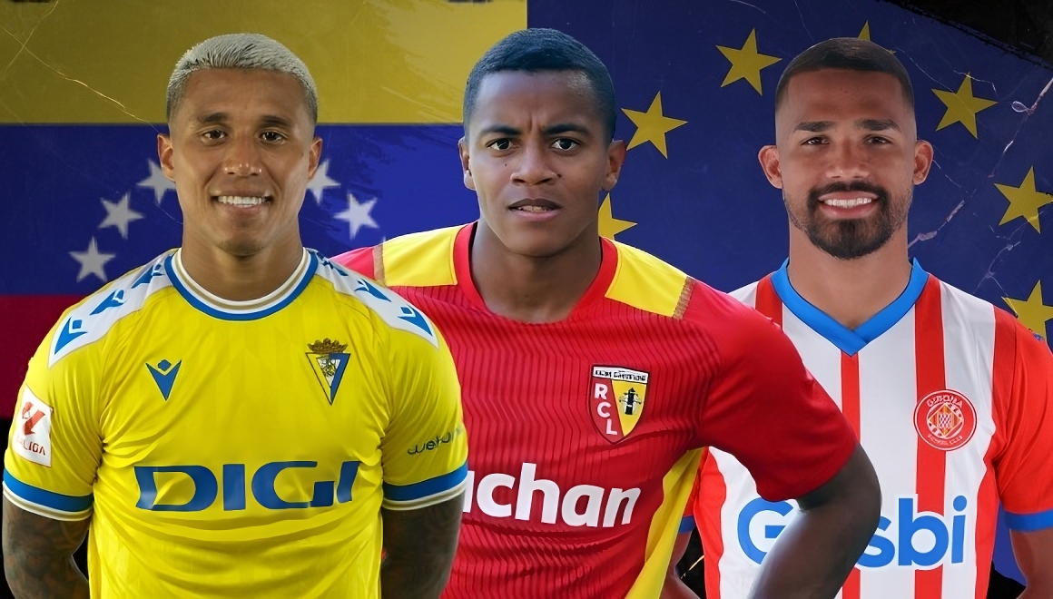 Los futbolistas venezolanos en las mejores ligas de fútbol europeo