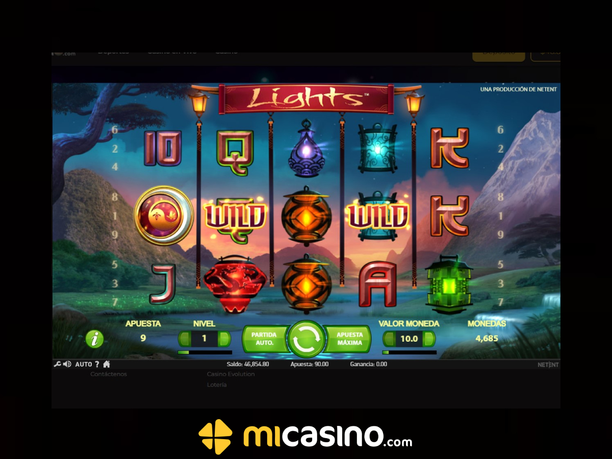 Slot Lights_ Obtén ganancias brillantes con la tragaperras en Mi Casino