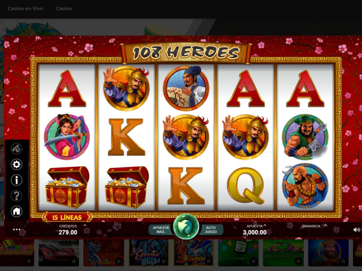 slot Tragamonedas 108 Heroes dinero facil GRATIS juega en linea Mi Casino