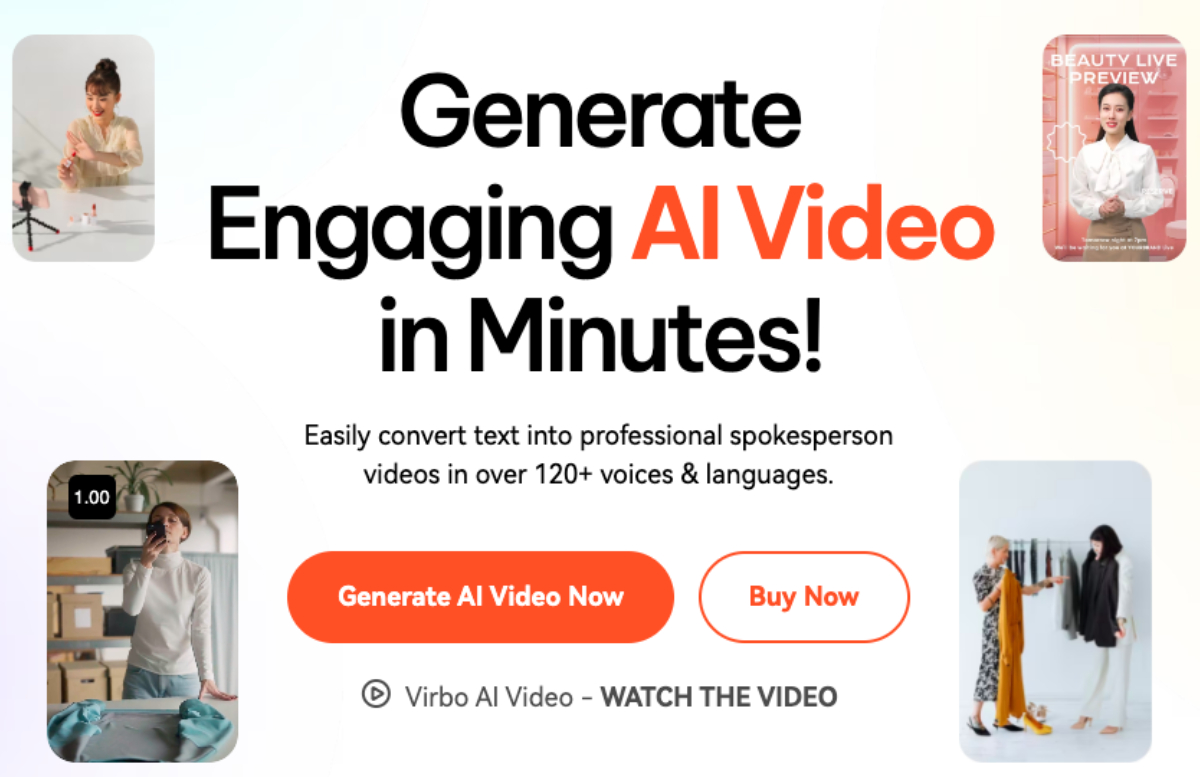 Wondershare Virbo convierte tu texto en videos con AI Mi Casino