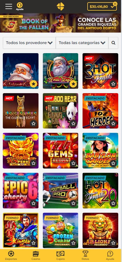 Slots Bono Fortuna MiCasino.com