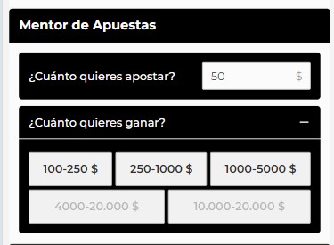 Mentor de apuestas MiCasino.com