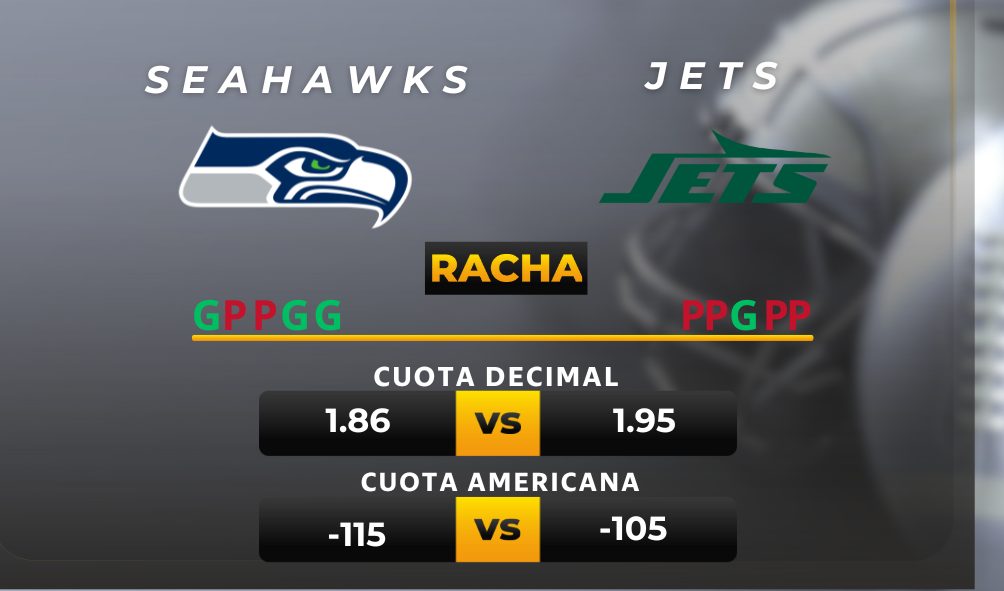 Seahawks vs Jets Pronóstico, apuestas deportivas y resultados NFL HOY