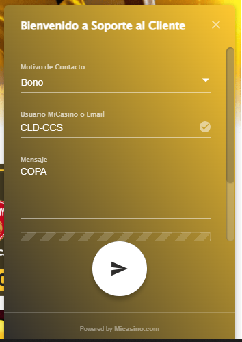 Bono COPA 1 - MiCasino.com