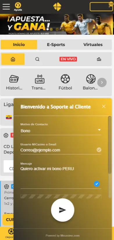 ¡Perú juega con ventaja! Descubre el Bono PERU en tu casino online favorito MiCasino.com