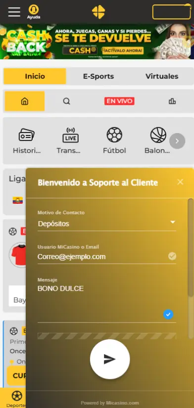 Bono DULCE Dinero Extra - bonos sin deposito casinos - MiCasino.com