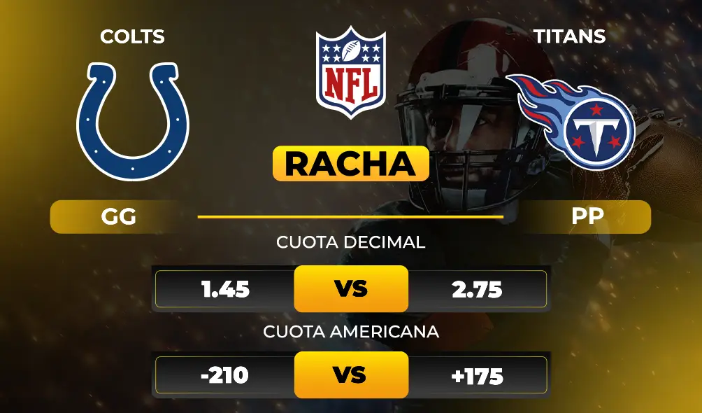 Colts vs Titans Cuotas Previa y pronóstico deportivo de NFL MiCasino.com