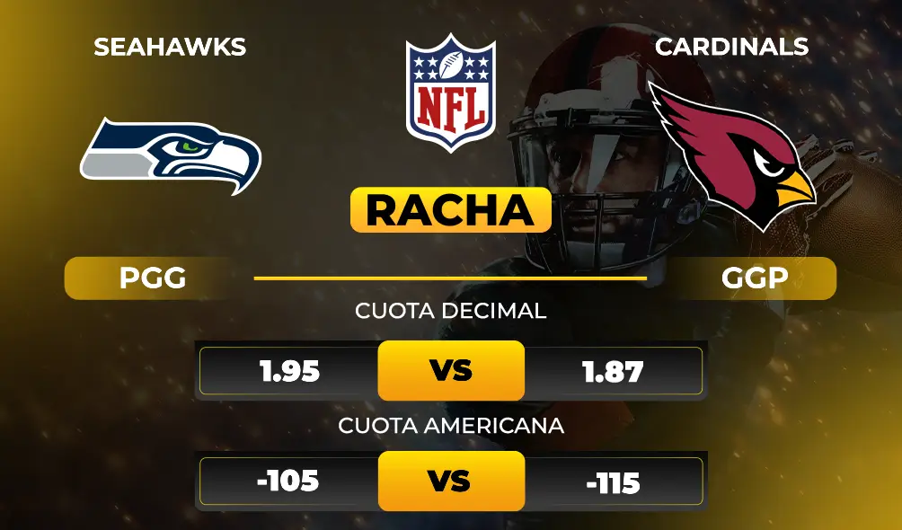 Seahawks vs Cardinals - Previa y pronóstico deportivo de NFL Cuotas - MiCasino.com