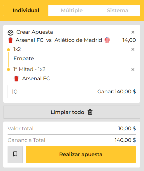 Arsenal vs Atlético de Madrid – Pronóstico Deportivo – Champions League - MiCasino