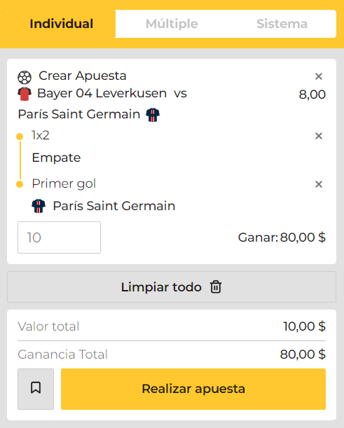 Bayer Leverkusen vs PSG pronóstico - Champions League - MiCasino