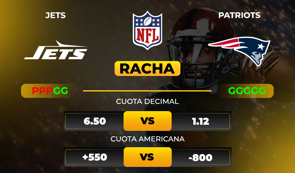 Jets vs Patriots - Pronóstico y apuestas de NFL - MiCasino 