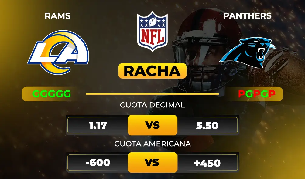 Rams vs Panthers - Pronósticos y apuestas de NFL- MiCasino