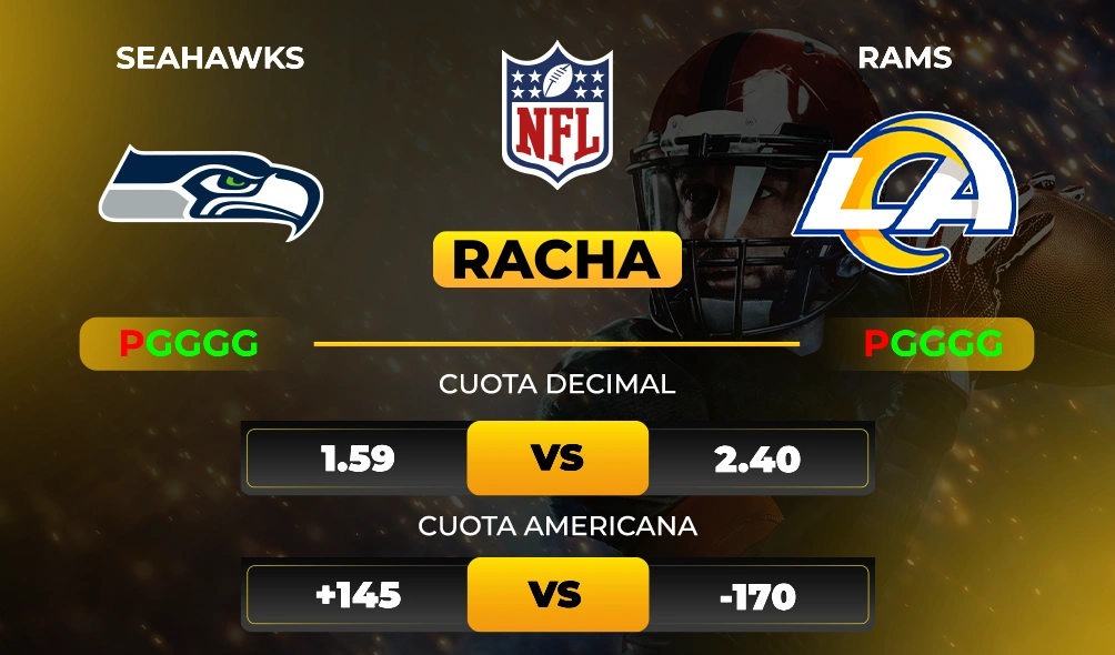 Seahawks vs Rams - Pronóstico y apuestas - Rachas y cuotas - NFL - MiCasino