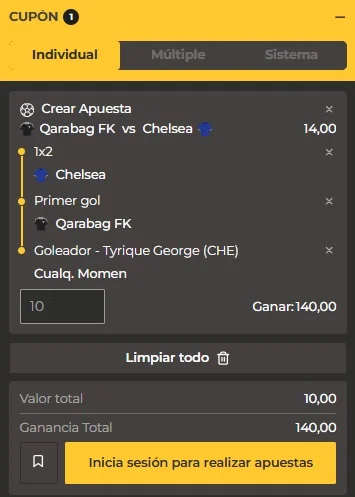 Qarabag vs Chelsea pronóstico y apuestas %%sep%% Champions League