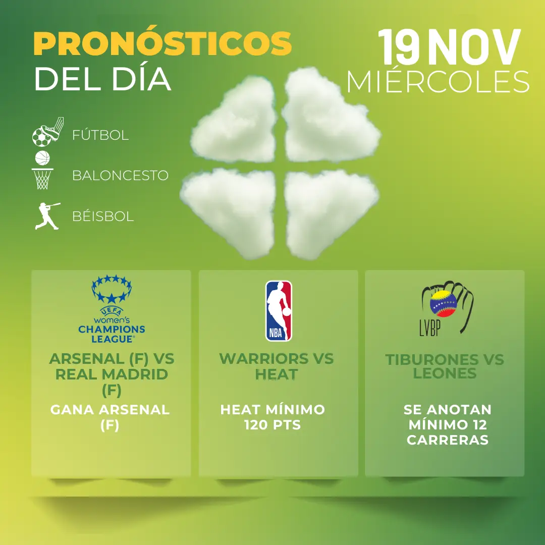 pronóstico del día hoy miércoles 19 de noviembre 2025- MiCasino