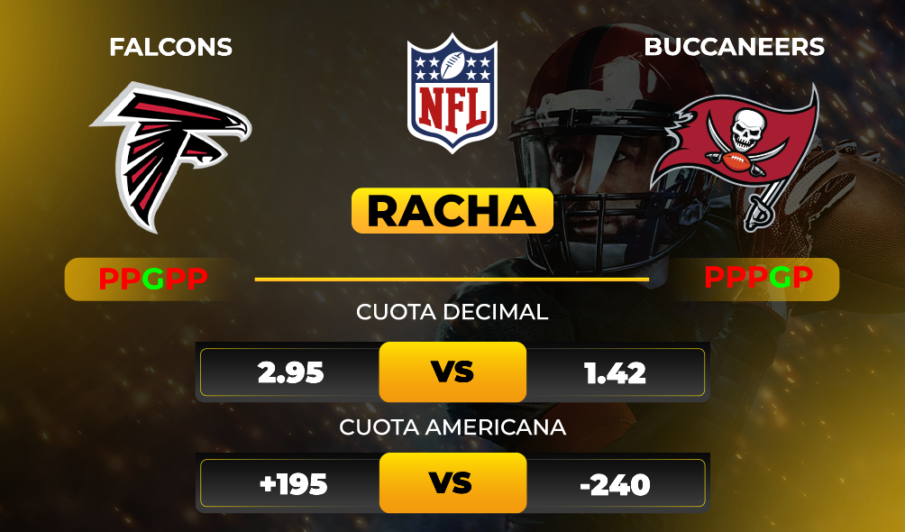 Falcons vs Buccaneers pronóstico y apuestas NFL - Cuotas y Picks - MiCasino
