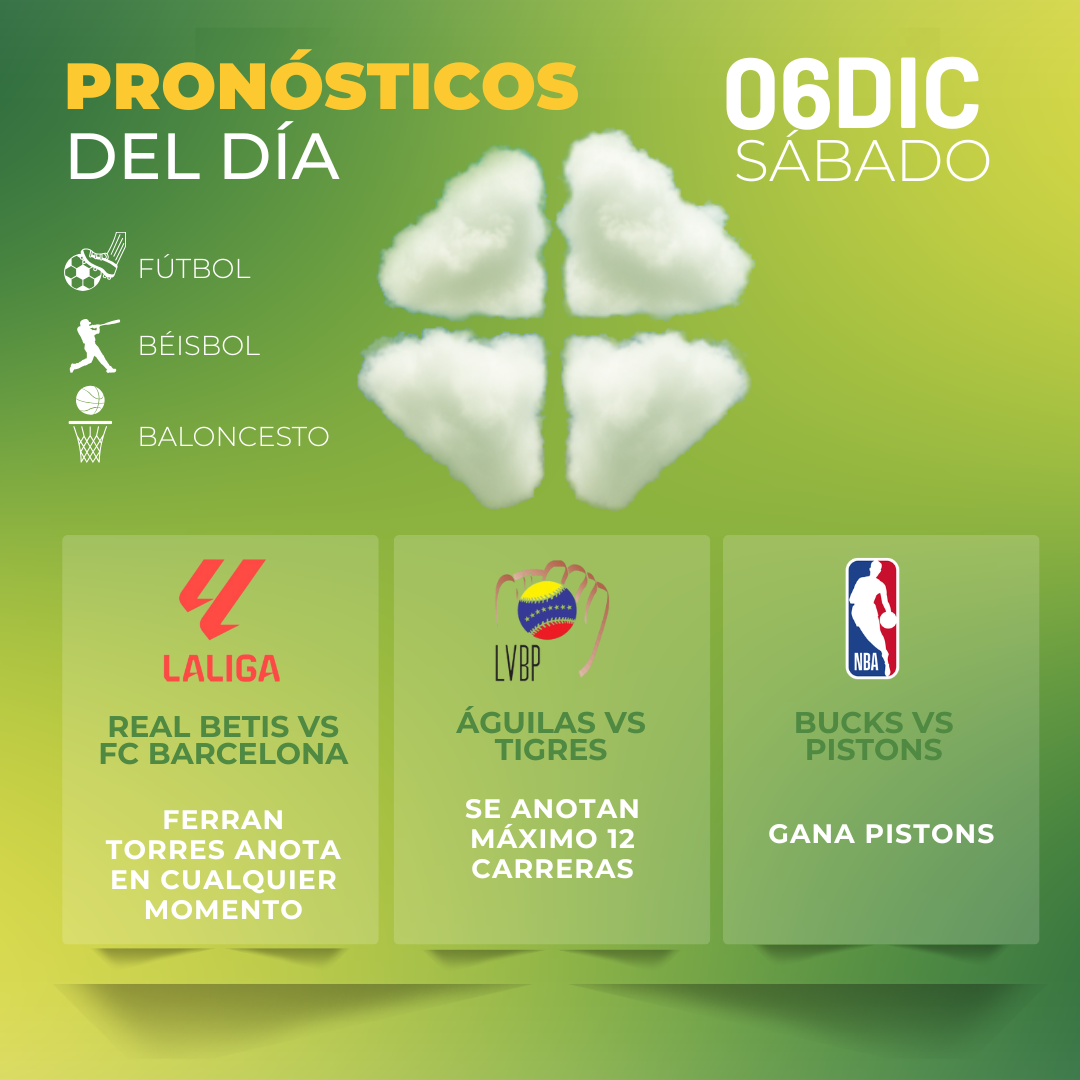 pronóstico del día 6 diciembre - MiCasino