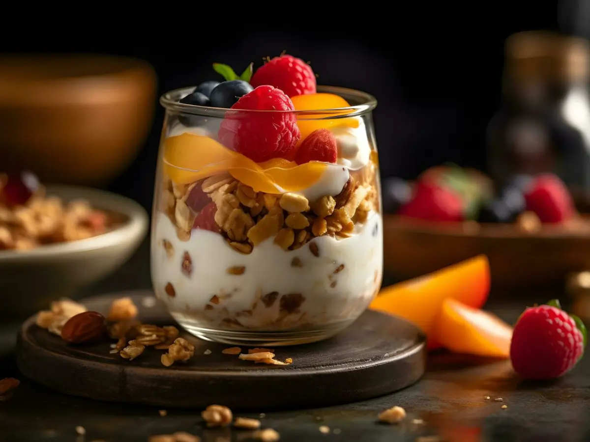 Parfait, un postre de yogur, receta de postres saludables fáciles- MiCasino