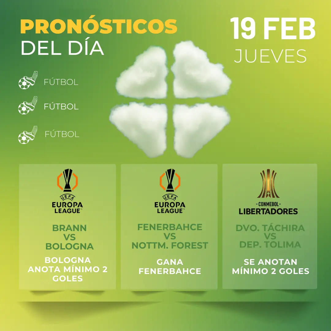 Pronósticos deportivos GRATIS para hoy jueves 19_02_2026- MiCasino