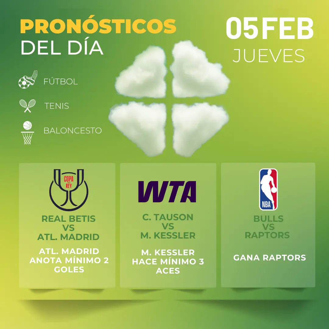 pronóstico gratis hoy jueves 5 MiCasino