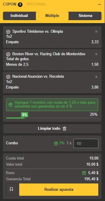 Parley Copa Sudamericana - Ronda Final - MiCasino