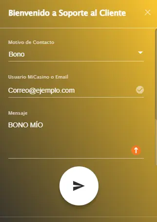 Bono MÍO Dinero Extra MiCasino