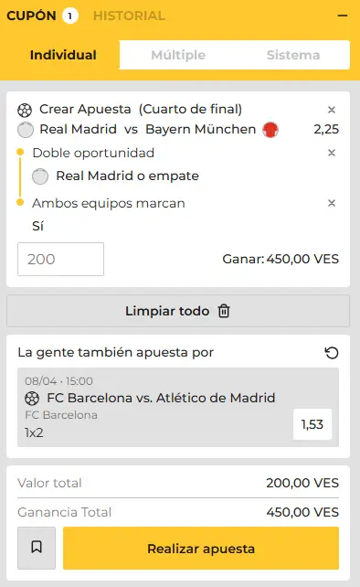 Pronóstico Real Madrid vs Bayern Múnich