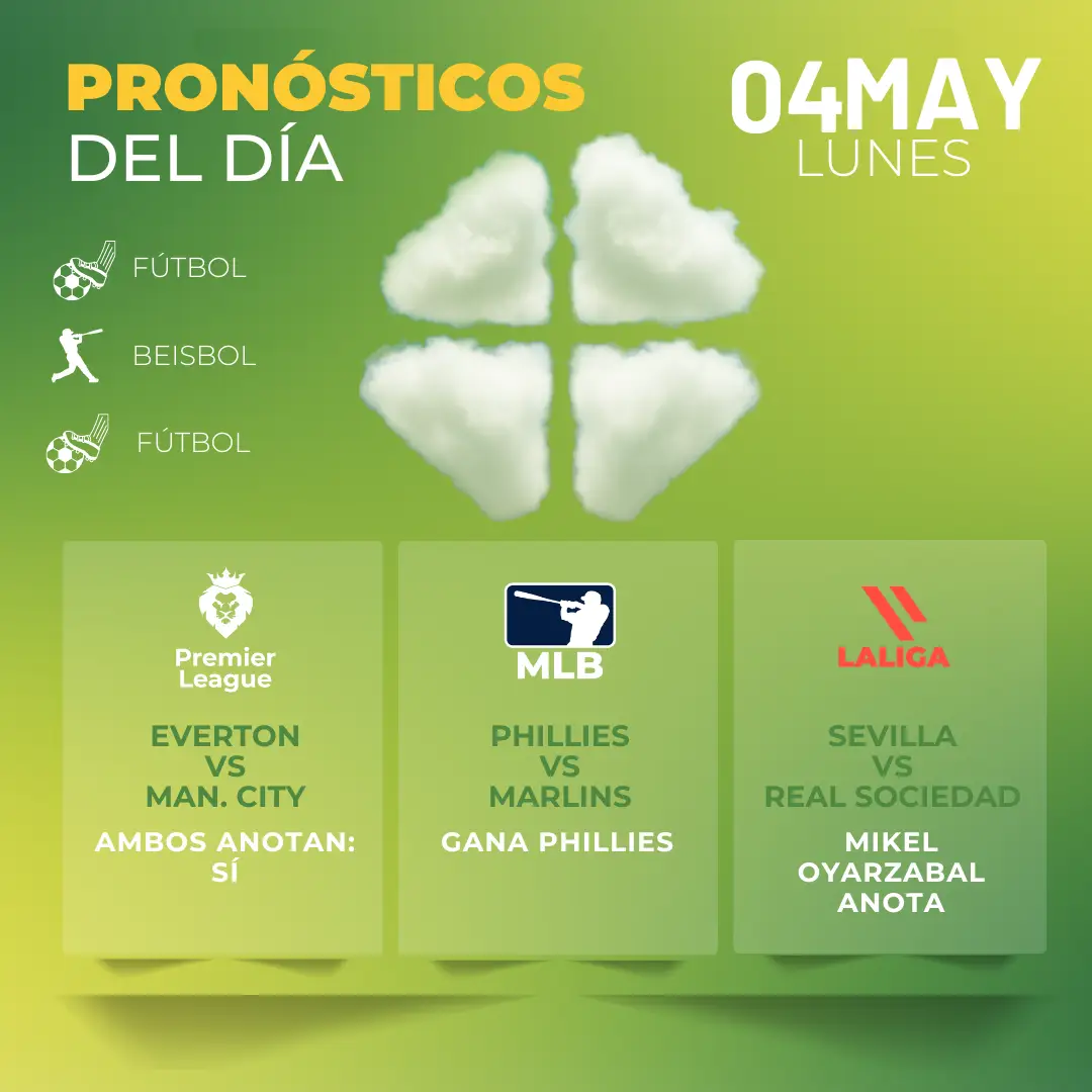 Pronósticos Deportivos GRATIS 4 de Mayo MiCasino